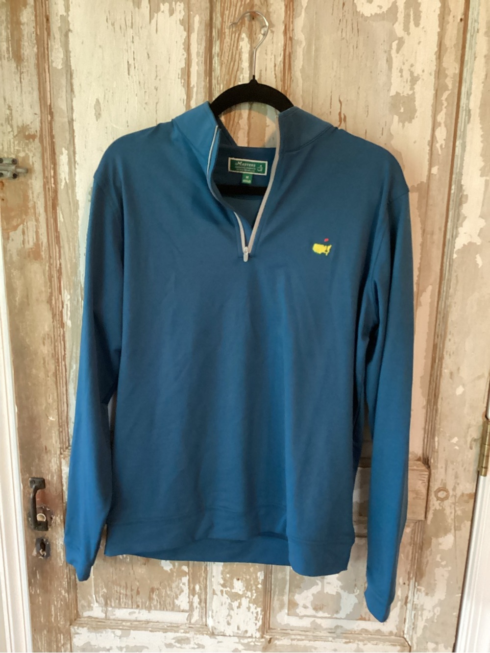 Peter Millar Teal Master's Lightweight Quarter-Zip Pullover - Perth? - 2020? - M